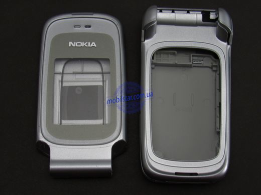 Корпус телефону Nokia 6085 серебристий High Copy