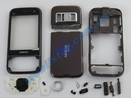 Корпус телефона Nokia N85 черный. High Copy