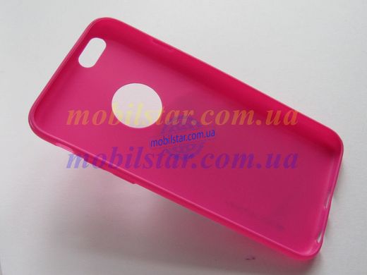 Силікон для IPhone 6G, Phone 6S розовий