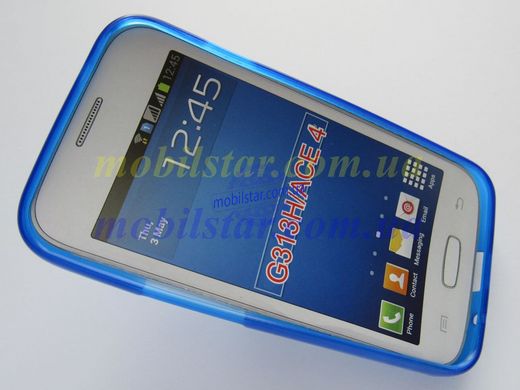 Силикон для Samsung G313, Samsung 318, Samsung Ace 4 синий
