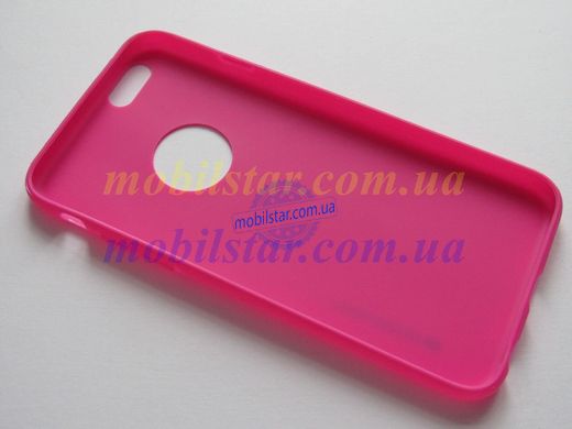 Силикон для IPhone 6G, Phone 6S розовый