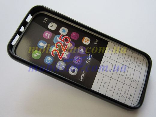 Силикон для Nokia 225 черный