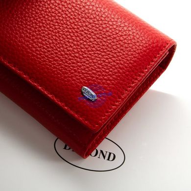 Шкіряний жіночий гаманець DR.Bond W501 червоний