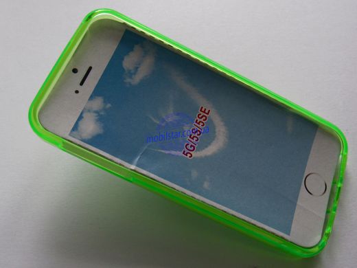 Силикон для IPhone 5G, Phone 5S зеленый