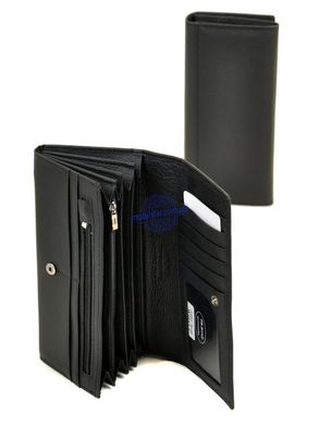 Кожаный женский кошелек Bond W807 черный