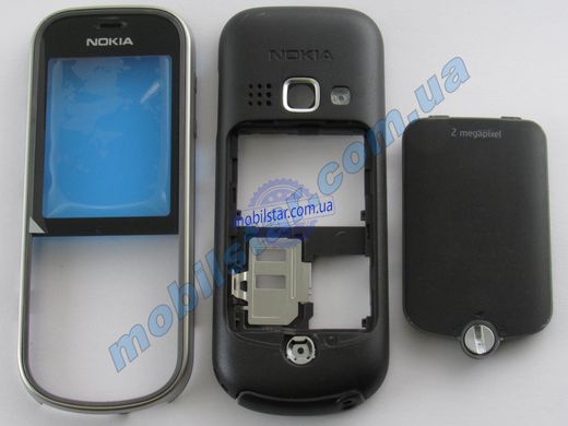 Корпус телефона Nokia 3720 черный. High Copy