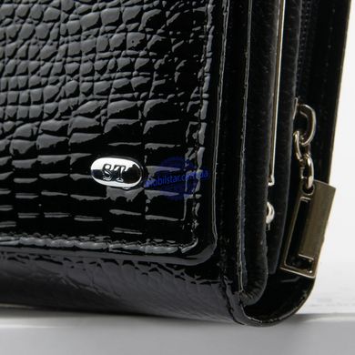 Кожаный женский кошелек ST WS-10 черный