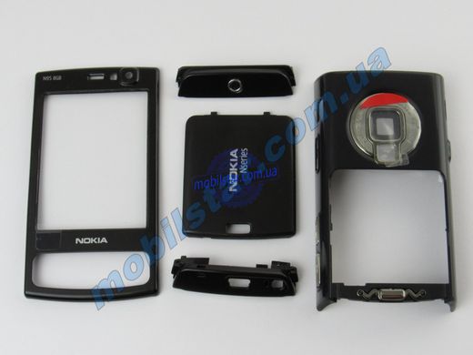 Корпус телефона Nokia N95 8GB черный. High Copy