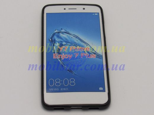 ZСиликон для Huawei Y7 Prime, Huawei Engoy 7Plus черный