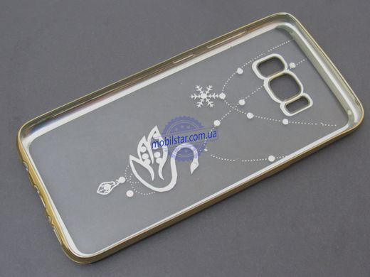 Чохол для Samsung S8, Samsung G950 прозорий (Лебідь)