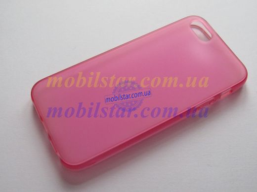 Силикон для IPhone 5G, Phone 5S розовый