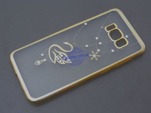 Чехол для Samsung S8, Samsung G950 прозрачный (Лебедь)