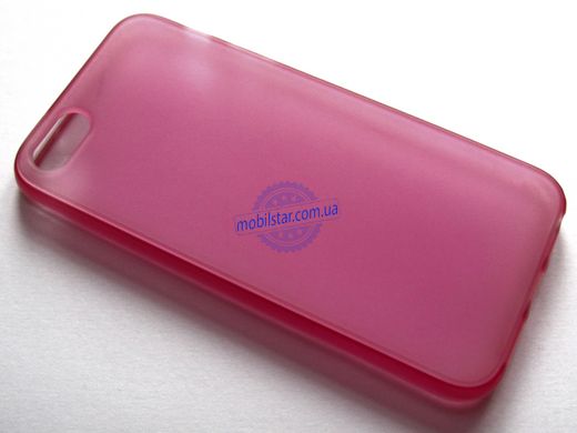 Силікон для IPhone 5G, Phone 5S розовий
