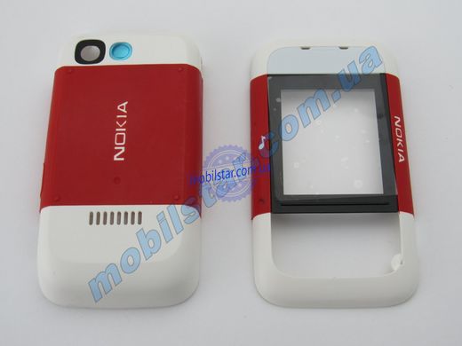 Корпус телефона Nokia 5200. красный AA