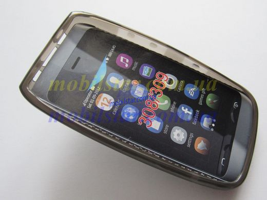 Силикон для Nokia 308, Nokia 309 черный