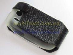 Кожаный чехол-флип для HTC Explorer A310e черный