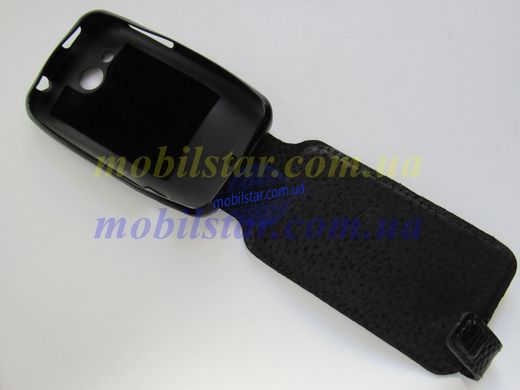 Шкіряний чохол-фліп для HTC Desire 200 чорний