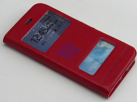 Чохол книжка для IPhone 7G, IPhone 7S червона "Windows"