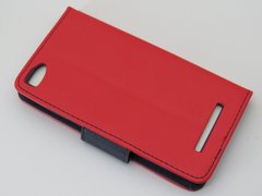 Чехол-книжка для Xiaomi Redmi 4с красная goospery