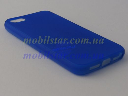 Силікон для IPhone 5G, Phone 5S синій