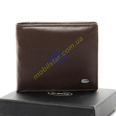 Кожаное портмоне Bond MSM4 коричневое