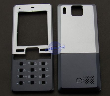 Корпус телефону Sony Ericsson T650 чорний. AAA