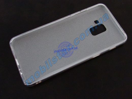 Чохол для Samsung A730, Samsung A8Plus, Samsung A8 Plus, Samsung A8+ сріблястий блискучий