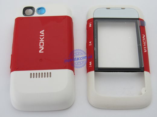 Корпус телефона Nokia 5300. красный AA