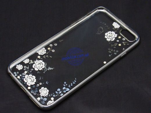 Силикон для IPhone 6 Plus цветы