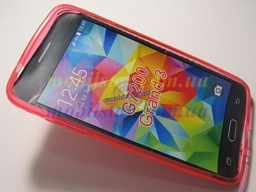 Чохол для Samsung G7200 Grand 3 червоний
