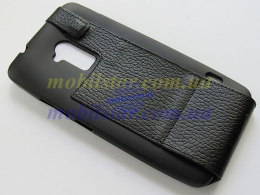 Шкіряний чохол-фліп для HTC One MAX, HTC 808d чорний