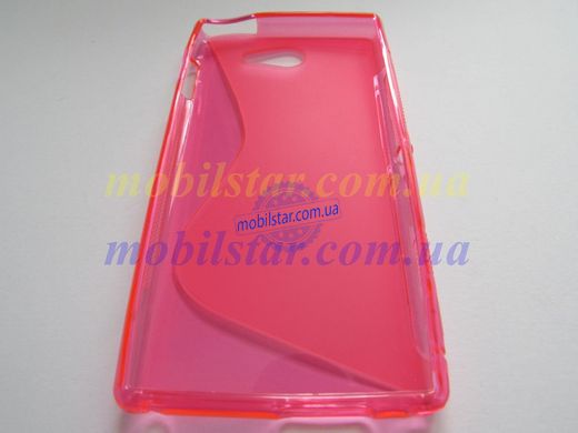Чехол для Sony Xperia M2 Aqua, Sony Xperia D2302, Sony Xperia S50h розовый